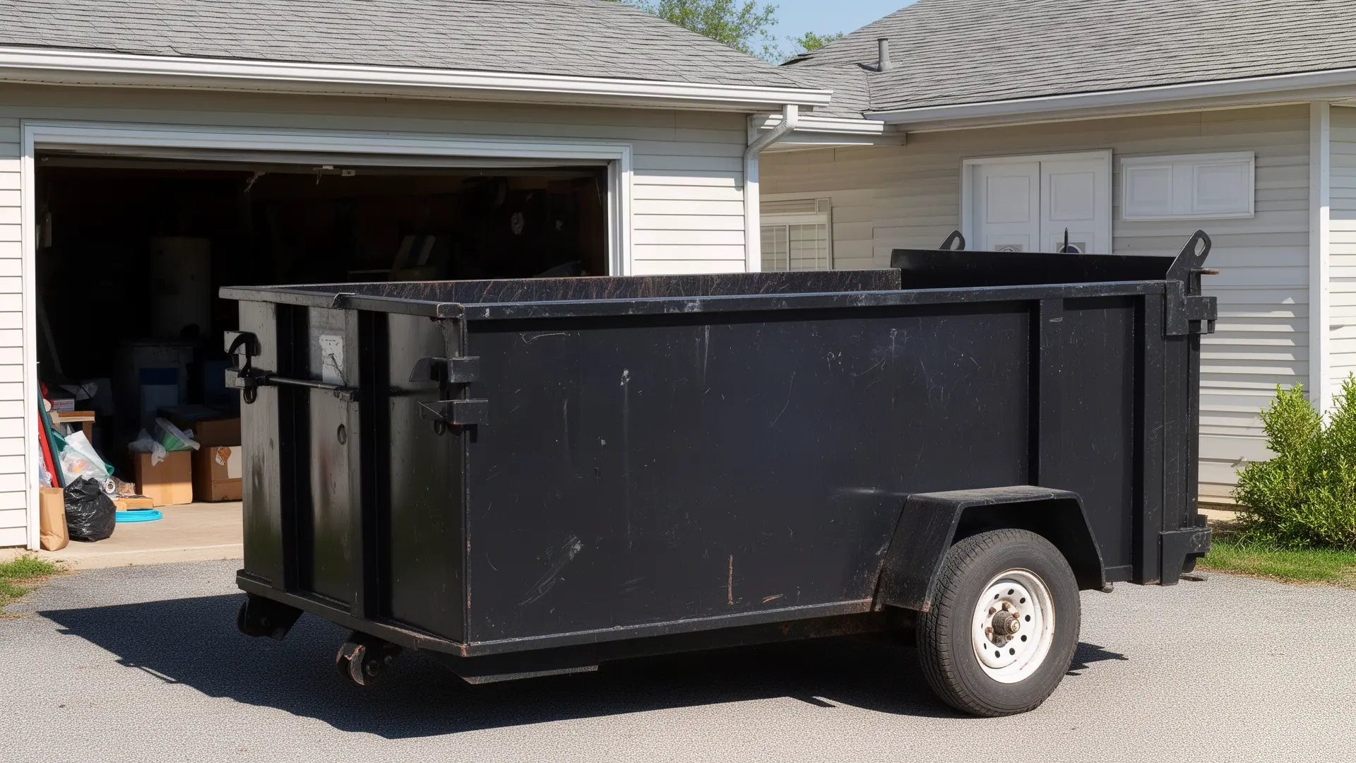 Roll-off dumpster from Jackson & Sons Dumpster Rental LLC in Abilene, TX